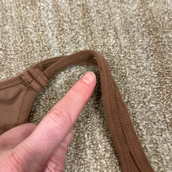 Buffbunny Collection Luxe Bralette Cloud Cocoa Brown Women Size Small - Picture 7 of 10